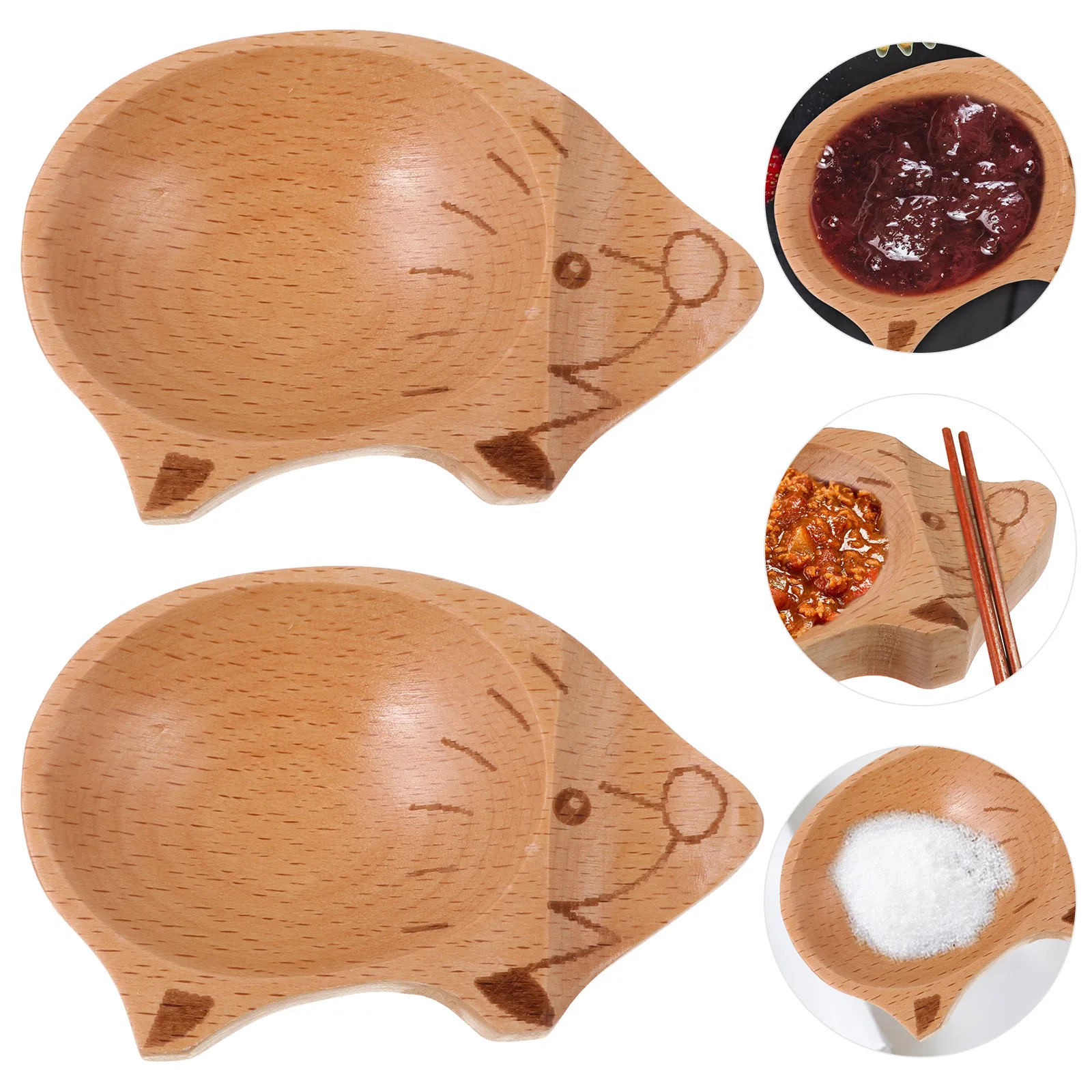 2pcs Sauce Dish Chopstick Rest Saucer Cartoon Wooden Holder Bright Color Tableware Kitchen Bar Accessories Practical Use
2pcs Sauce Dish Chopstick Rest Saucer Cartoon Wooden Holder Bright Color Tableware Kitchen Bar Accessories Practical Use