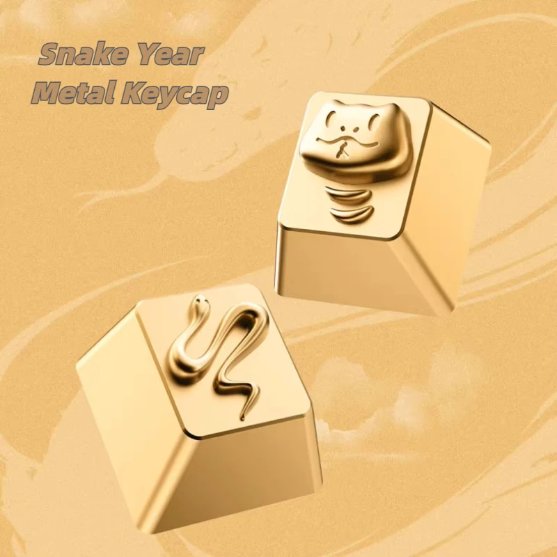 Original Design Snake Year Keycap Metal Single Keycap Customization Single Personalized Keycap Mechanical Keyboard Keycaps
Original Design Snake Year Keycap Metal Single Keycap Customization Single Personalized Keycap Mechanical Keyboard Keycaps