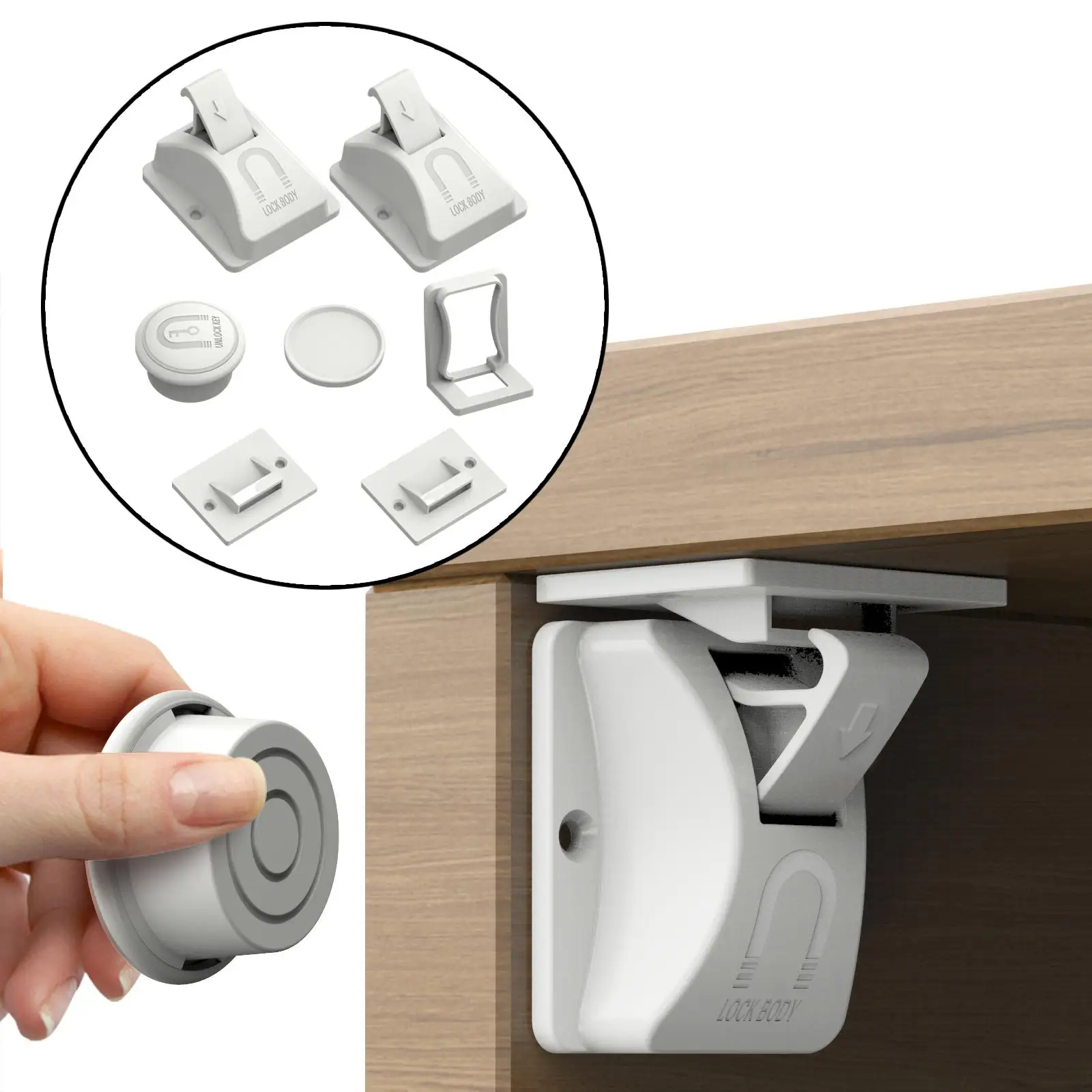 Child Safety Drawer Locks for Cupboards, Drawers No Screws or Tools Needed Easy
Child Safety Drawer Locks for Cupboards, Drawers No Screws or Tools Needed Easy