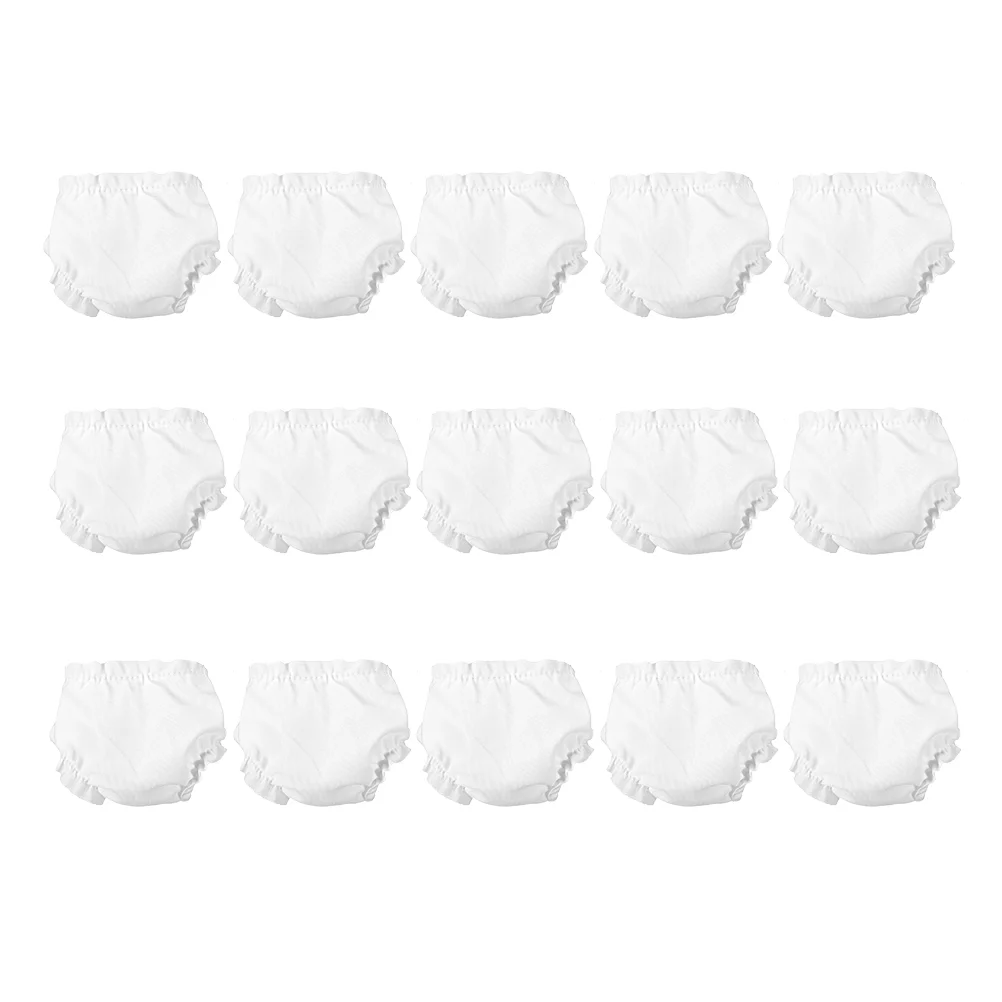 15 Pcs Panties Toy Elastic Underwear for Dolls Accessories Mini Cloth Decorative Baby Underpants
15 Pcs Panties Toy Elastic Underwear for Dolls Accessories Mini Cloth Decorative Baby Underpants