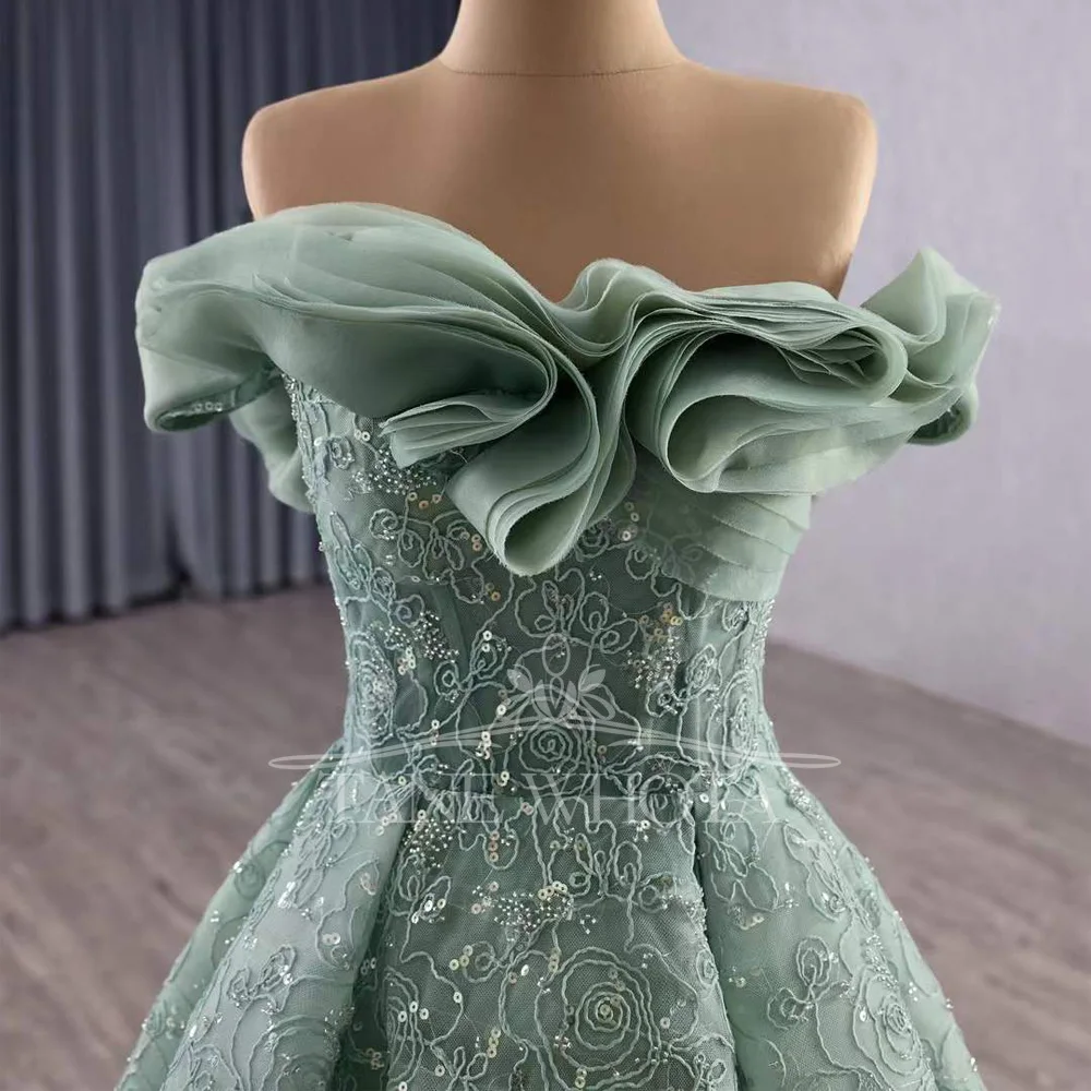 Avocado Green Luxury Evening Gown 2026 Strapless Sleeveless Lace-Up Back Sequined Embroidery Customizable Special Occasion Dress
Avocado Green Luxury Evening Gown 2026 Strapless Sleeveless Lace-Up Back Sequined Embroidery Customizable Special Occasion Dress