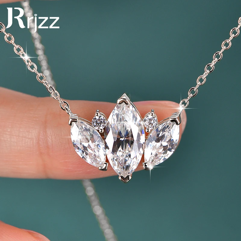 Rrjzz 3CT Marquise Cut Cubic Zirconia Leaf-Shaped Luxury Women Pendant Necklace 14K Gold Plated CZ Lab Diamond Necklace Jewelry
Rrjzz 3CT Marquise Cut Cubic Zirconia Leaf-Shaped Luxury Women Pendant Necklace 14K Gold Plated CZ Lab Diamond Necklace Jewelry