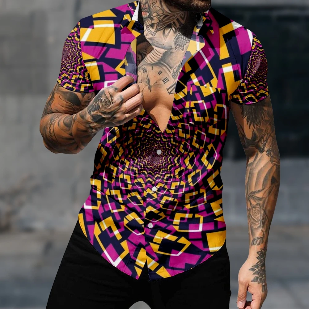 Casual Hawaiian Shirt For Men's Fashion Abstract Art Streetwear Harajuku 3D Print Cozy Short Sleeve Beach Clothes
Casual Hawaiian Shirt For Men's Fashion Abstract Art Streetwear Harajuku 3D Print Cozy Short Sleeve Beach Clothes