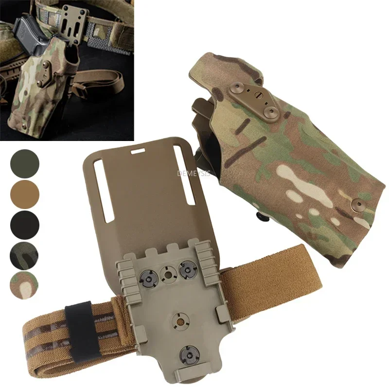 Tactical Holster for Glock 17 Gen4 G19 with X300 X300U Flashlight Quick Locking System Shooting Hunting Pistol Gun Holsters
Tactical Holster for Glock 17 Gen4 G19 with X300 X300U Flashlight Quick Locking System Shooting Hunting Pistol Gun Holsters