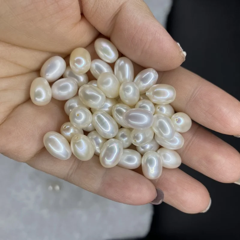 Бусины из культивированного пресноводного рисового жемчуга 4А с высоким блеском 5X7 мм-10x14 мм, натуральный свободный жемчуг для DIY, серьги, ожерелье, ювелирные изделия 
Бусины из культивированного пресноводного рисового жемчуга 4А с высоким блеском 5X7 мм-10x14 мм, натуральный свободный жемчуг для DIY, серьги, ожерелье, ювелирные изделия