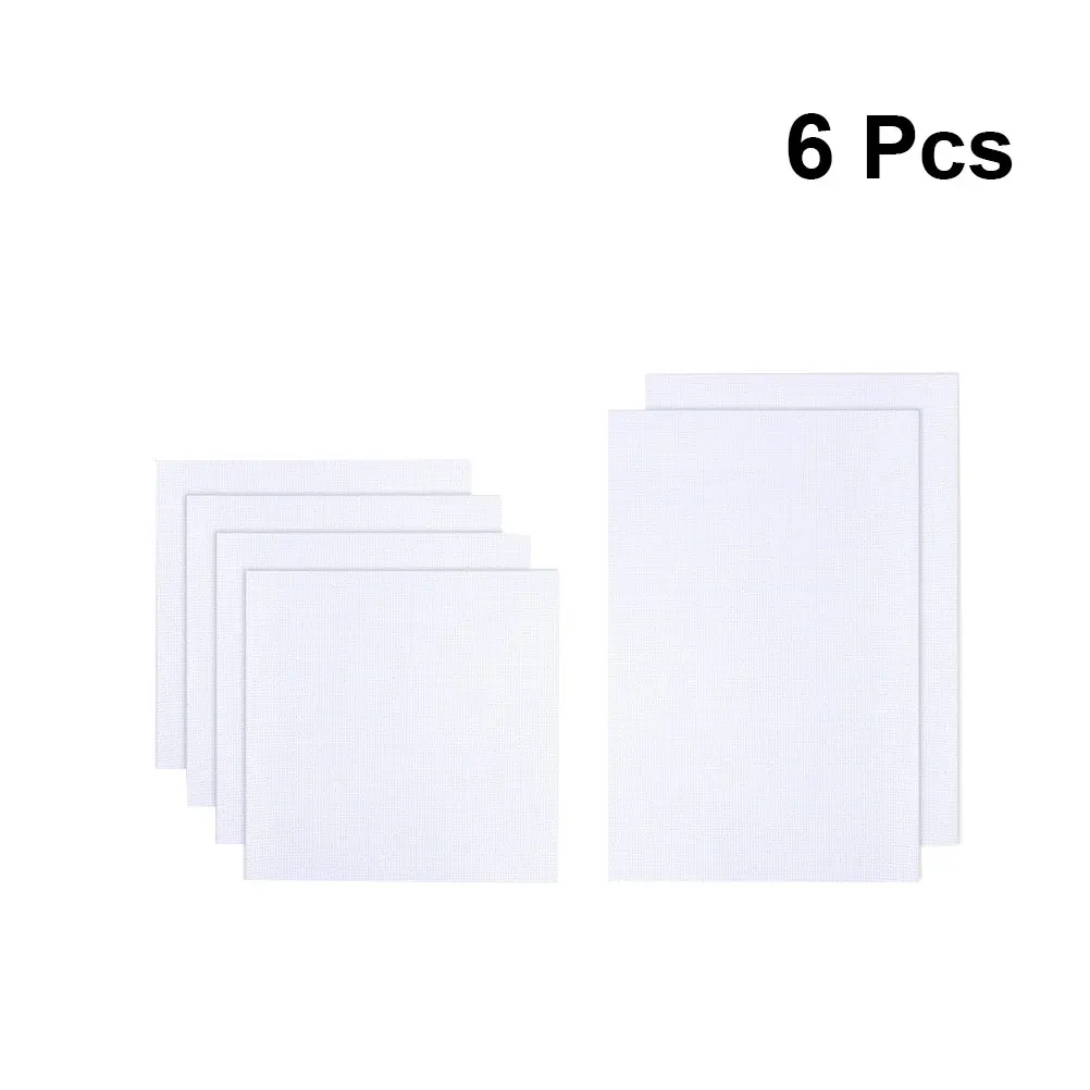 6Pcs Cross-Stitch Embroidery Cloth Soft Durable White Plain Fabric DIY Needlework for Handmade Sewing 30x20cm 30x45cm Counted
6Pcs Cross-Stitch Embroidery Cloth Soft Durable White Plain Fabric DIY Needlework for Handmade Sewing 30x20cm 30x45cm Counted