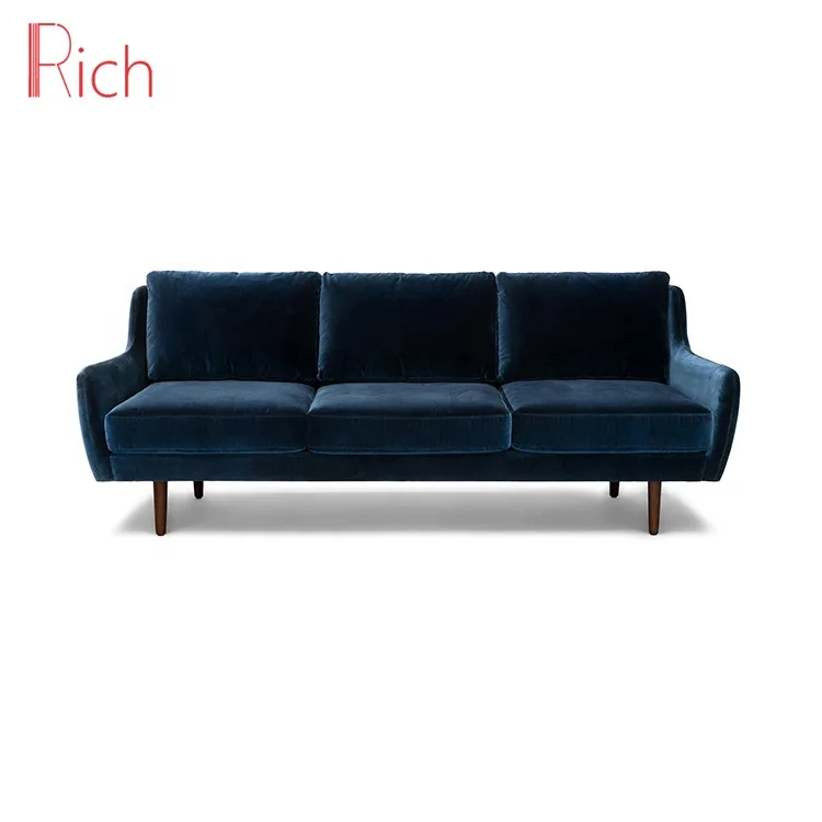 Modern Design Home Furniture Velvet Fabric Couch Living Room Low Arm Blue Cushion Sofa
Modern Design Home Furniture Velvet Fabric Couch Living Room Low Arm Blue Cushion Sofa