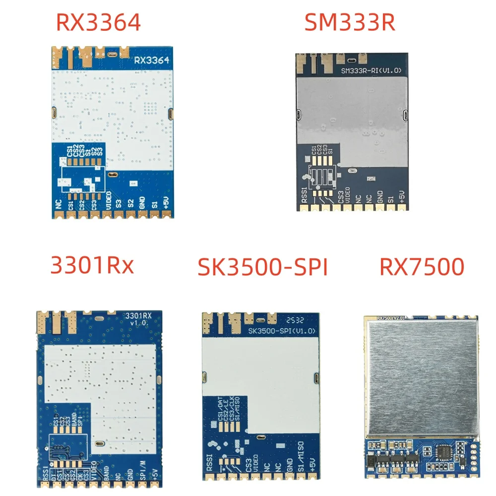 RX3364 SM333R 3301Rx SK3500-SPI RX7500 3.3G 6-7.5GHz FPV Wireless Transmission Module Wireless Video Receiver Module
RX3364 SM333R 3301Rx SK3500-SPI RX7500 3.3G 6-7.5GHz FPV Wireless Transmission Module Wireless Video Receiver Module