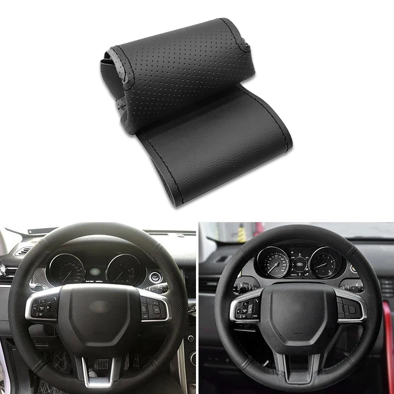For Land Rover Discovery Sport 2015 2016 2017 2018 Car Steering Wheel Cover Black Perforated Microfiber Leather Trim Accessories
For Land Rover Discovery Sport 2015 2016 2017 2018 Car Steering Wheel Cover Black Perforated Microfiber Leather Trim Accessories
