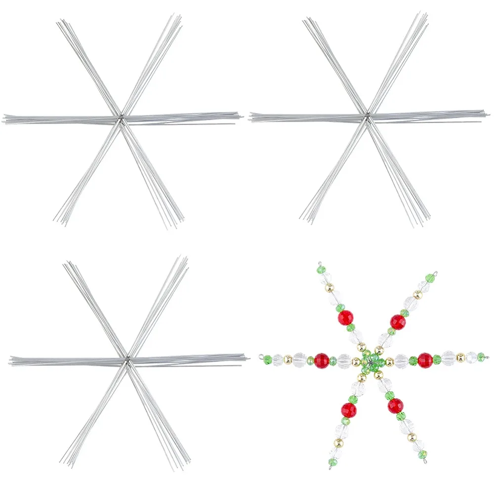 30Pcs Christmas Snowflake Iron Wire Forms Bead Crafting Wires fot Beading Ornaments Party Decorations Platinum 150x130x0.8mm
30Pcs Christmas Snowflake Iron Wire Forms Bead Crafting Wires fot Beading Ornaments Party Decorations Platinum 150x130x0.8mm
