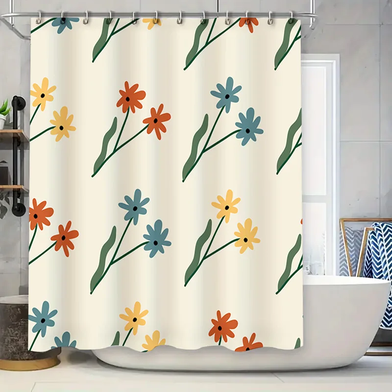 Современный цветочный комплект занавесок для душа с длинными хвостами 180X270 см, украшение для ванны пастельных тонов для украшения ванной комнаты 
Современный цветочный комплект занавесок для душа с длинными хвостами 180X270 см, украшение для ванны пастельных тонов для украшения ванной комнаты