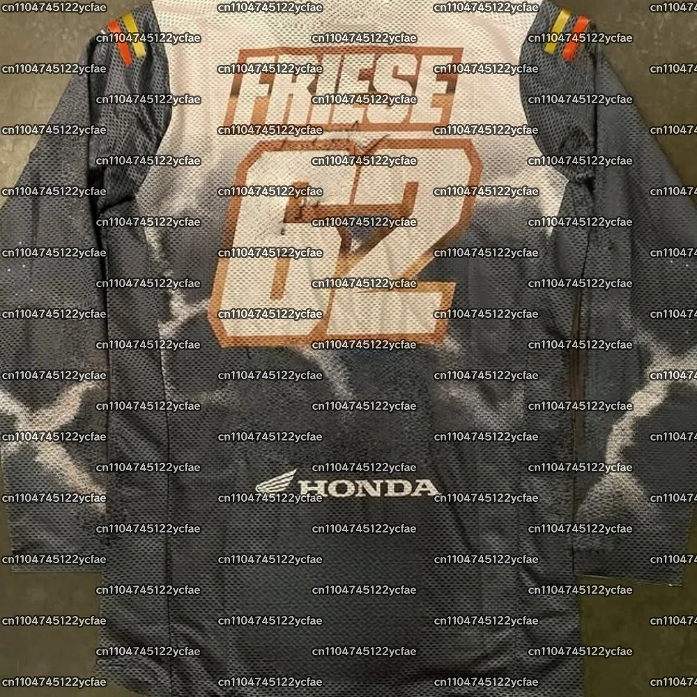 Honda Motorcycle #62 FRIESE Racing Men breathable Long Sleeve Mountain Downhill Bike Clothes DH MTB Offroad Motocross Jersey
Honda Motorcycle #62 FRIESE Racing Men breathable Long Sleeve Mountain Downhill Bike Clothes DH MTB Offroad Motocross Jersey