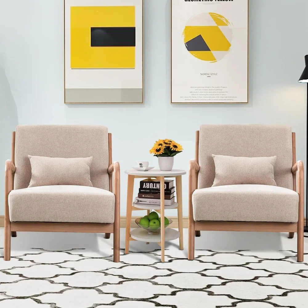 Medieval modern style wooden frame chair, padded living room chair with waist cushion, reading armchair
Medieval modern style wooden frame chair, padded living room chair with waist cushion, reading armchair