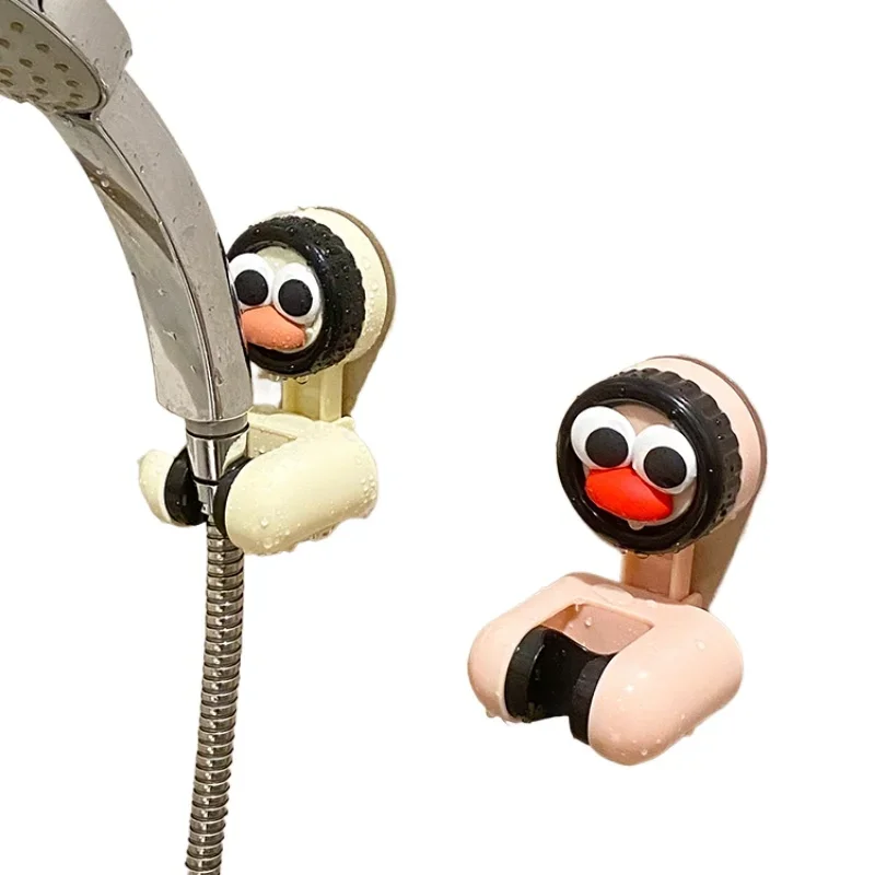 Cute suction cup shower holder Household shower holder Fixed without punching holes and movable
Cute suction cup shower holder Household shower holder Fixed without punching holes and movable