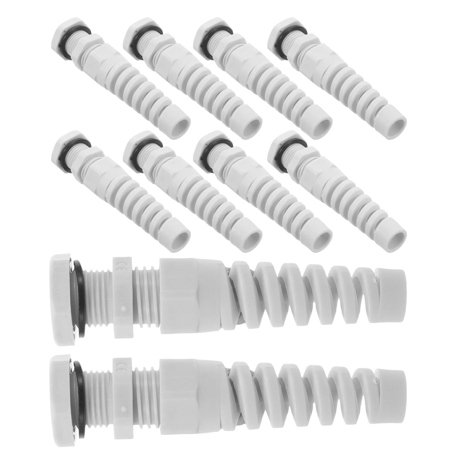 10Pcs Electric Cable Gland Connector Strain Relief Waterproof Nylon Adjustable Spiral Cord Grip for Control Panel Junction Box
10Pcs Electric Cable Gland Connector Strain Relief Waterproof Nylon Adjustable Spiral Cord Grip for Control Panel Junction Box