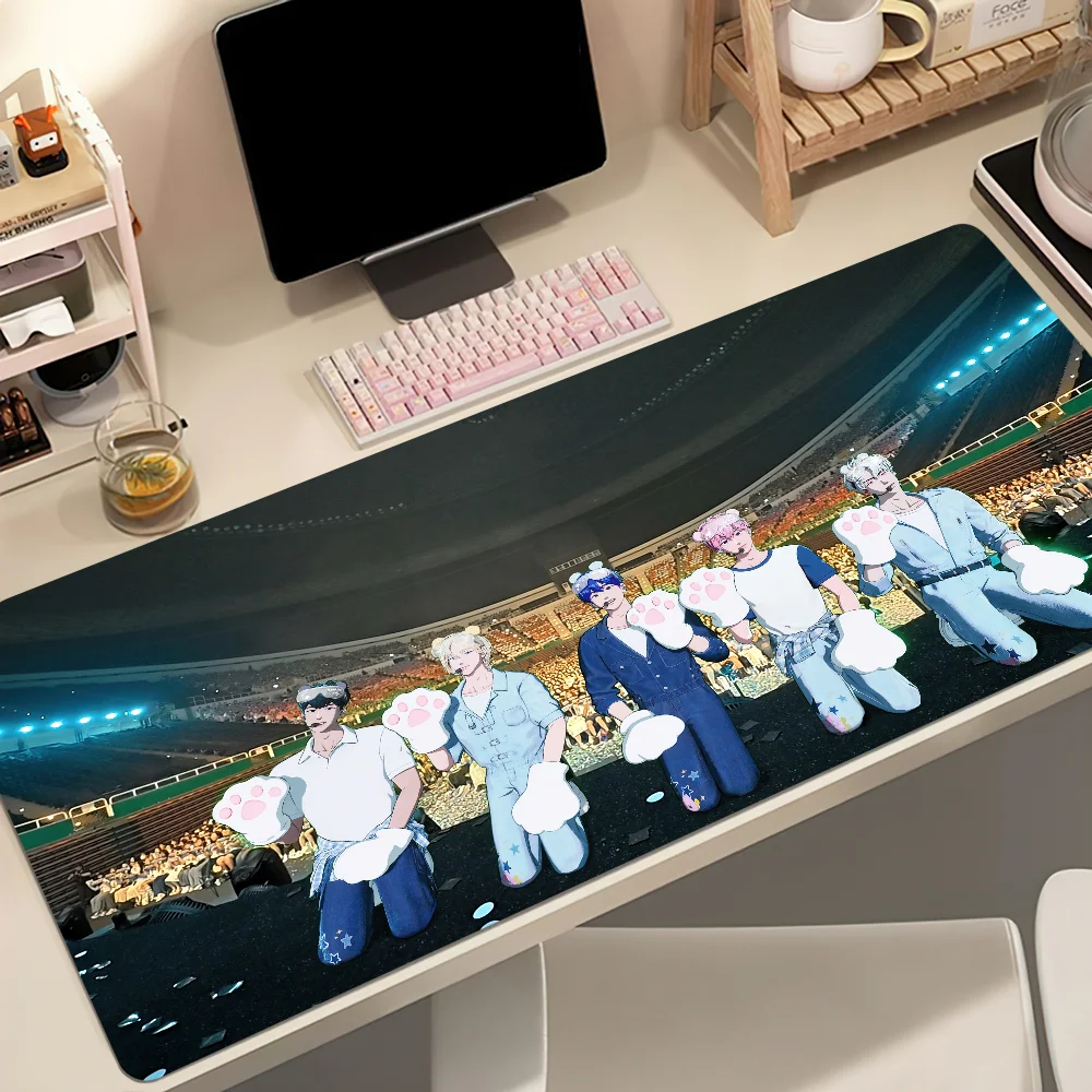 Handsome Guy P-Plave boy Band Mouse Pad Non-slip Thickened MousePad Student Gaming Cushion Large Writing Lockedge Office
Handsome Guy P-Plave boy Band Mouse Pad Non-slip Thickened MousePad Student Gaming Cushion Large Writing Lockedge Office