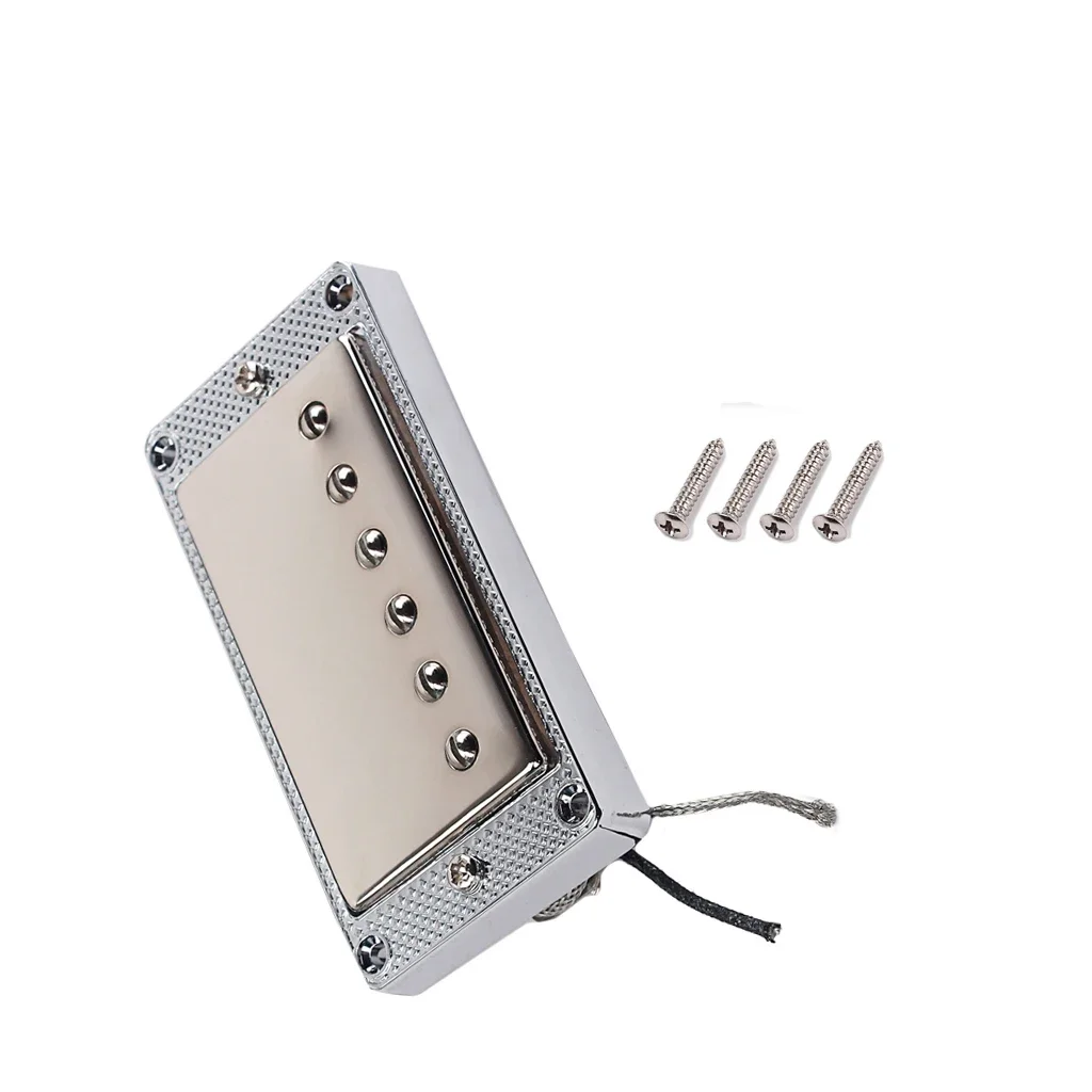 1pc Metal high frame chrome Guitar Humbucker Pickups for LP Electric Guitars Parts & Accessories with Mounting Screws
1pc Metal high frame chrome Guitar Humbucker Pickups for LP Electric Guitars Parts & Accessories with Mounting Screws