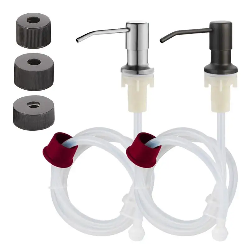Kitchen Sink Stainless Steel Liquid Soap Dispenser Pump 1 meter silicone tube Liquid Soap Sink Mount Hand Pressure Soap Dispense
Kitchen Sink Stainless Steel Liquid Soap Dispenser Pump 1 meter silicone tube Liquid Soap Sink Mount Hand Pressure Soap Dispense