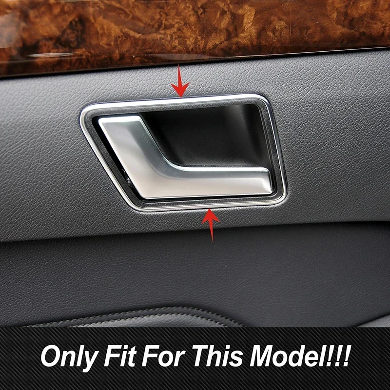 Внутренние наклейки, внутренняя дверная ручка автомобиля, чаша, панель, отделка рамки для Mercedes Benz E Class W212 2009-15, интерьер из нержавеющей стали Ac
Внутренние наклейки, внутренняя дверная ручка автомобиля, чаша, панель, отделка рамки для Mercedes Benz E Class W212 2009-15, интерьер из нержавеющей стали Ac