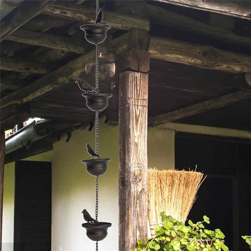 1 PCS Mobile Bird Outdoor Rain Chain Outdoor Decoration Hanging Chain Mobile Birds On Cups Rain Chain Metal
1 PCS Mobile Bird Outdoor Rain Chain Outdoor Decoration Hanging Chain Mobile Birds On Cups Rain Chain Metal