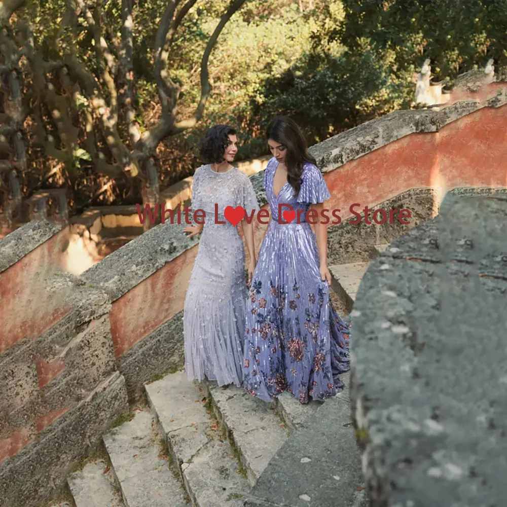 Luxury Tulle Pleat A-line Floor Length Mother of The Bride Dresses Women's O-Neck Half Sleeve Mother Gowns Crystal Customized
Luxury Tulle Pleat A-line Floor Length Mother of The Bride Dresses Women's O-Neck Half Sleeve Mother Gowns Crystal Customized