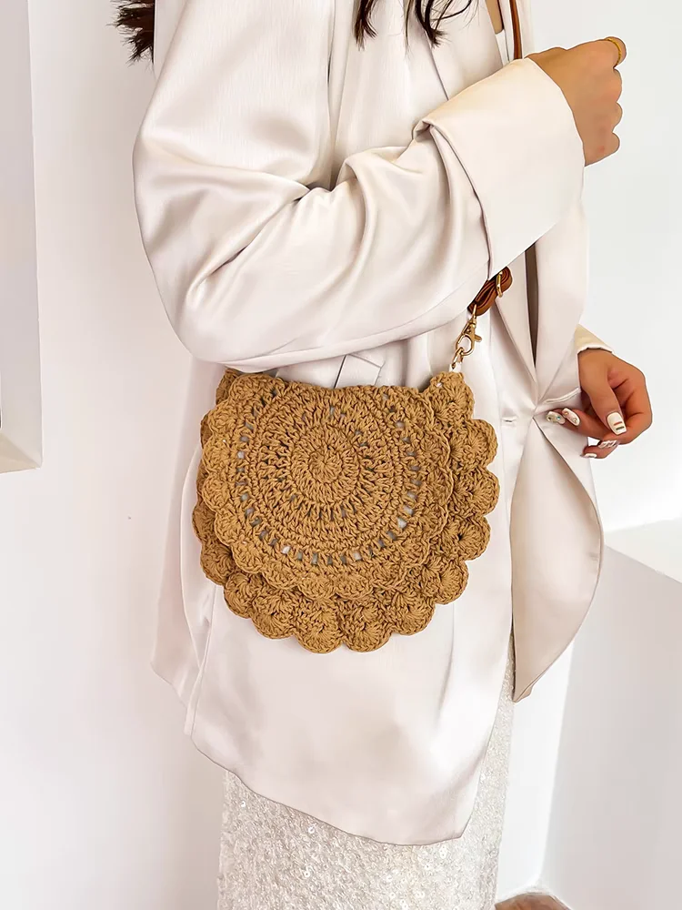 Новинка 2023 года, летняя повседневная дорожная тканая сумка через плечо, женская пляжная сумка через плечо, ell ape, средний размер, цвет
Новинка 2023 года, летняя повседневная дорожная тканая сумка через плечо, женская пляжная сумка через плечо, ell ape, средний размер, цвет