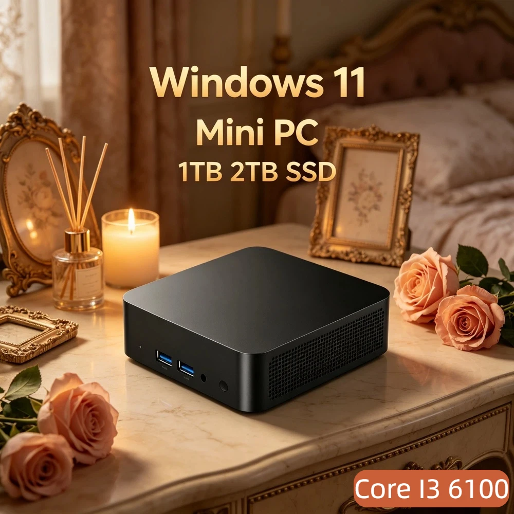 Brilliant Core I3 6100 Windows 11 Pro Mini PC 32GB RAM 1TB/2TB SSD WiFi6 BT5.2 4K HD Office Gaming PC 3 Years Warranty
Brilliant Core I3 6100 Windows 11 Pro Mini PC 32GB RAM 1TB/2TB SSD WiFi6 BT5.2 4K HD Office Gaming PC 3 Years Warranty