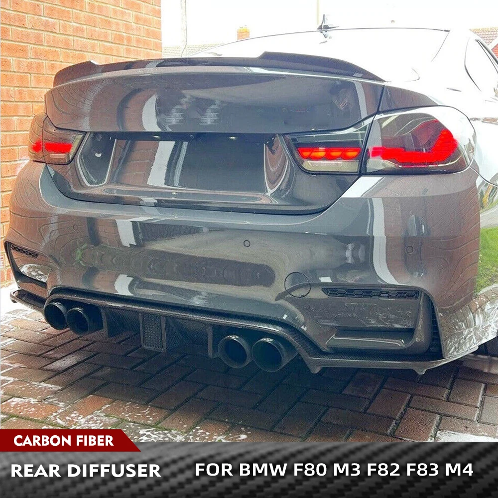 For BMW F80 M3 F82 F83 M4 2014 - 2019 Carbon Fiber Car Rear Bumper Diffuser Lip Spoiler Car Rear Bumper Diffuser With LED Light
For BMW F80 M3 F82 F83 M4 2014 - 2019 Carbon Fiber Car Rear Bumper Diffuser Lip Spoiler Car Rear Bumper Diffuser With LED Light