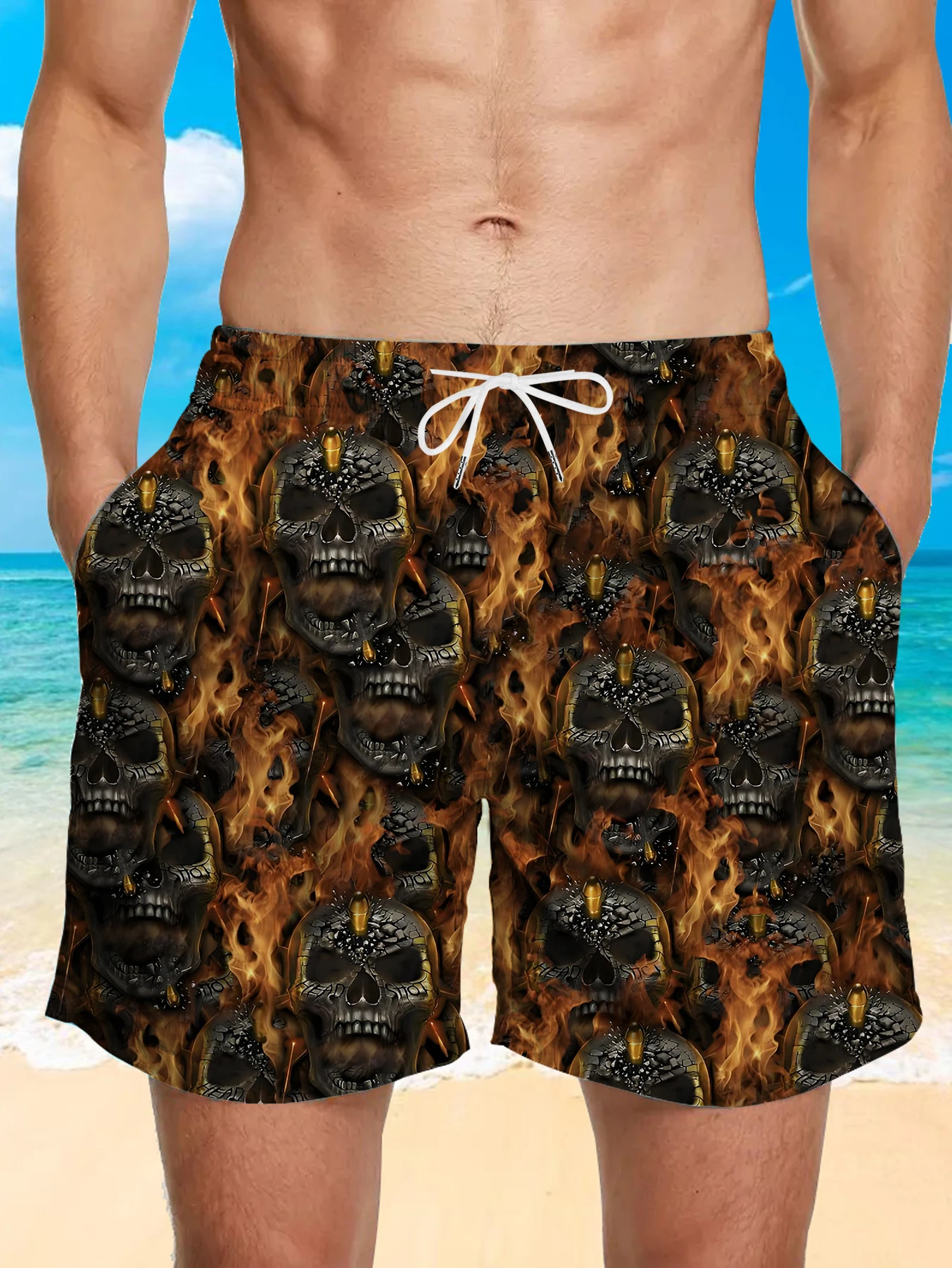 Novelty Full Digital Print Shorts Men Summer Beach Vacation Quick Dry Trousers
Novelty Full Digital Print Shorts Men Summer Beach Vacation Quick Dry Trousers