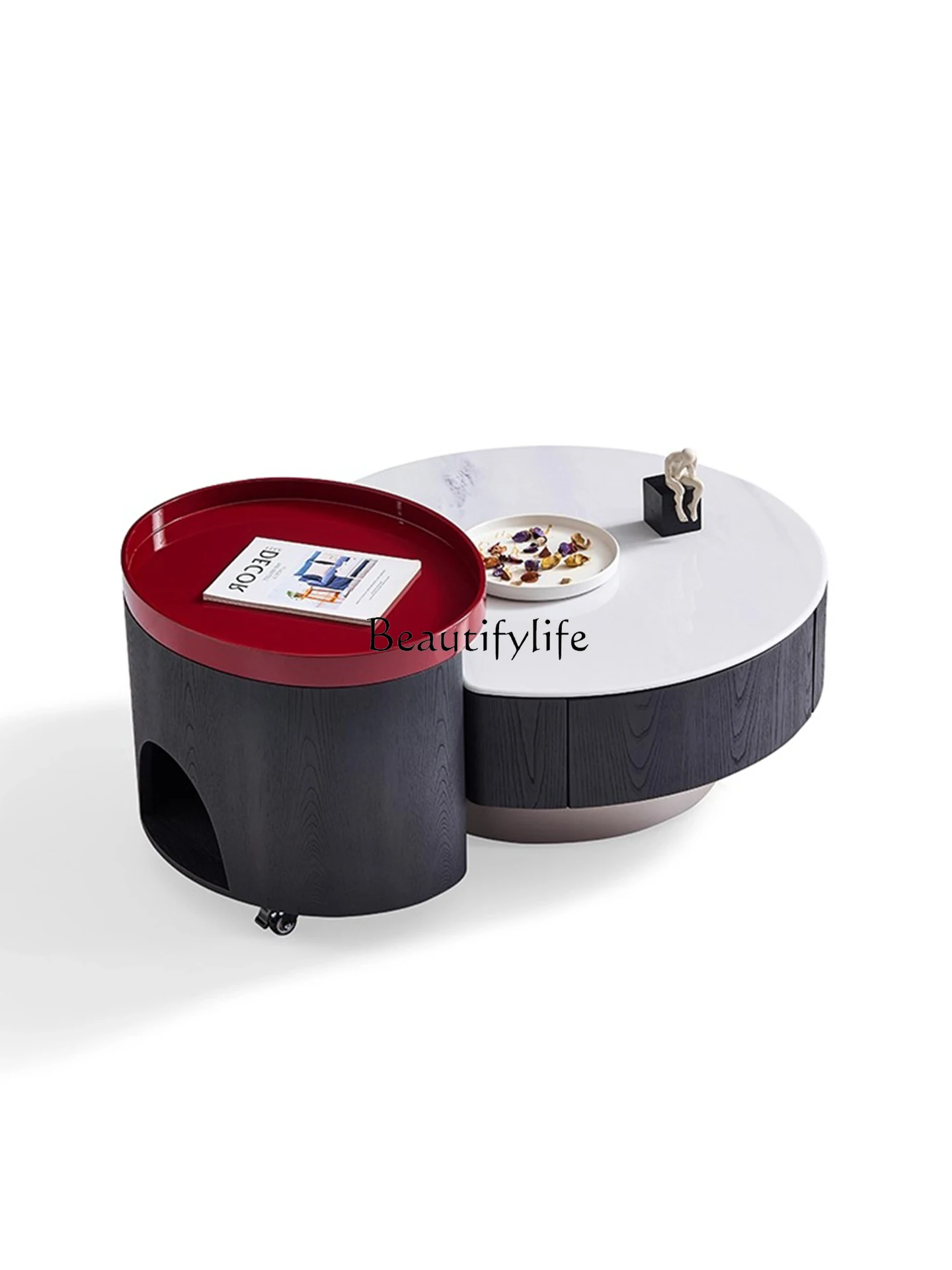 Italian minimalist coffee table small apartment living room household light luxury combination coffee table
Italian minimalist coffee table small apartment living room household light luxury combination coffee table