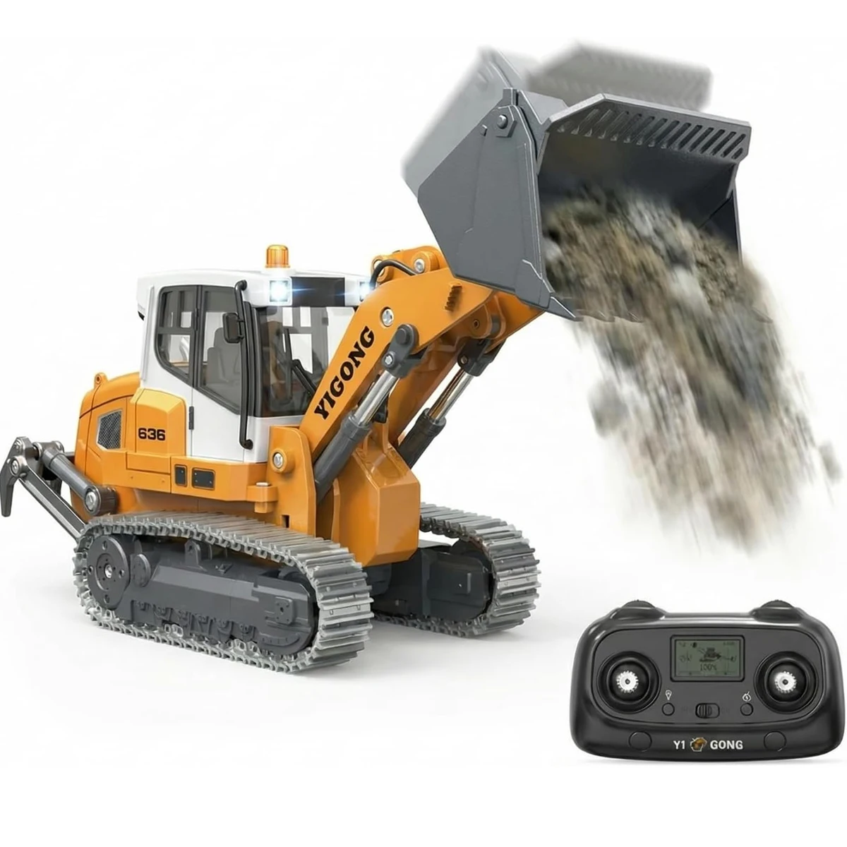 1:50 YG636 Rc Engineering Vehicle 1:50 Scale Alloy Excavator Crawler Loader Dump Truck 2.4ghz Simulation Construction Model Toy
1:50 YG636 Rc Engineering Vehicle 1:50 Scale Alloy Excavator Crawler Loader Dump Truck 2.4ghz Simulation Construction Model Toy