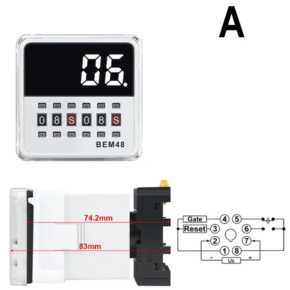 DIP Switch Relay Cyclic Delay Controller High Brightness Display Industrial Timing Solution For Industrial Applications
DIP Switch Relay Cyclic Delay Controller High Brightness Display Industrial Timing Solution For Industrial Applications
