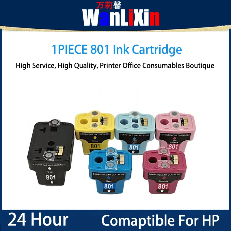 1 SET 801 Ink Cartridge Compatible For HP Photosmart D7300 D7100 C7100 C6100 C5100 8200 C3100
1 SET 801 Ink Cartridge Compatible For HP Photosmart D7300 D7100 C7100 C6100 C5100 8200 C3100