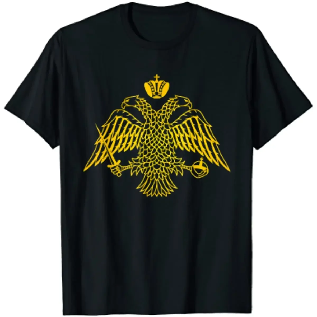 Double Headed Eagle Byzantine & Christian Orthodox Emblem Men T-Shirt Short Sleeve Casual Cotton T-Shirts
Double Headed Eagle Byzantine & Christian Orthodox Emblem Men T-Shirt Short Sleeve Casual Cotton T-Shirts