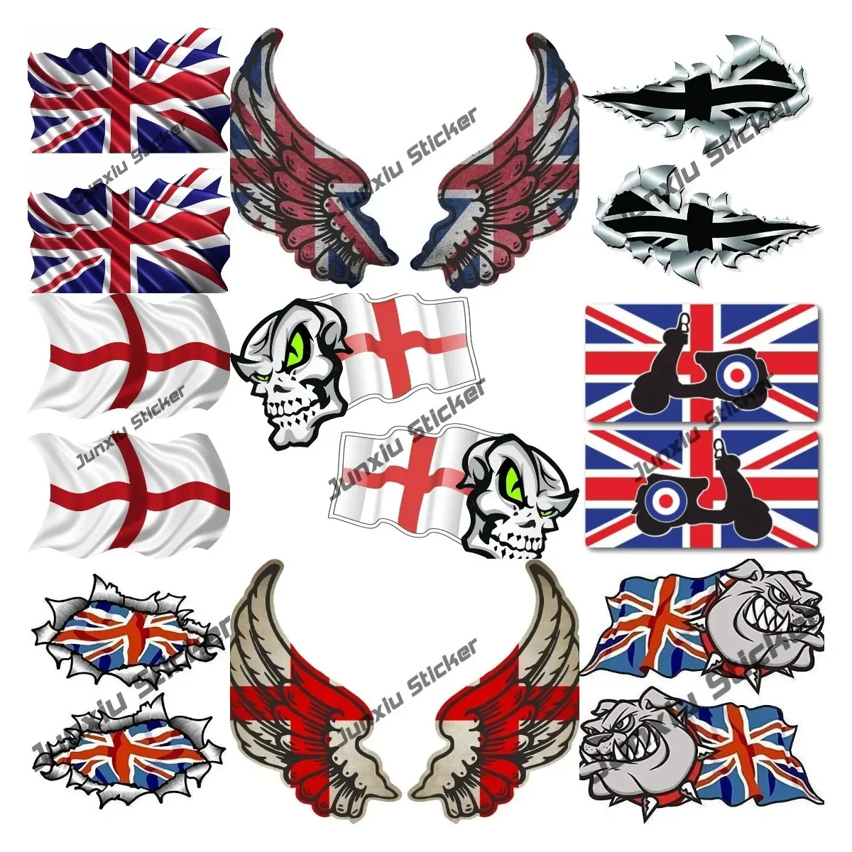 A Pair British Flag Bikini Girl Sticker England Bulldog United Kingdom Striped National JDM Refit Creative Anti Scratch Exterior
A Pair British Flag Bikini Girl Sticker England Bulldog United Kingdom Striped National JDM Refit Creative Anti Scratch Exterior