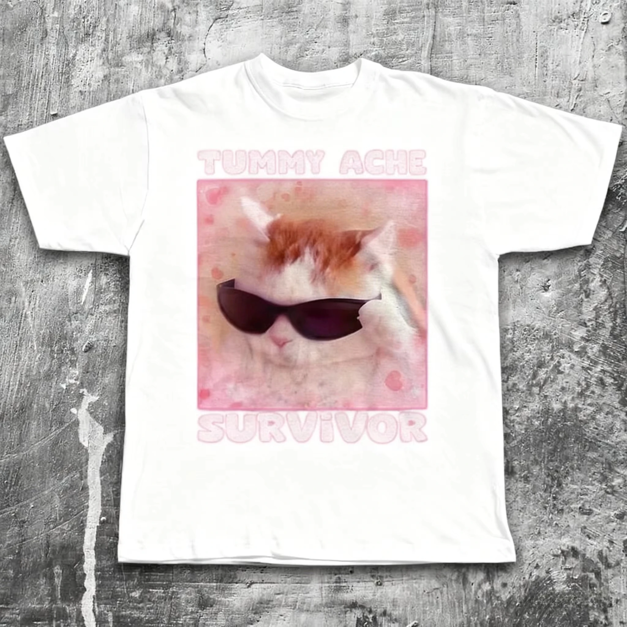 Футболка с забавным котом-мемом «Выживший от боли в животе» – подарок для мужчин и женщин. Модная летняя одежда с ироничными и смешными котами.
Футболка с забавным котом-мемом «Выживший от боли в животе» – подарок для мужчин и женщин. Модная летняя одежда с ироничными и смешными котами.