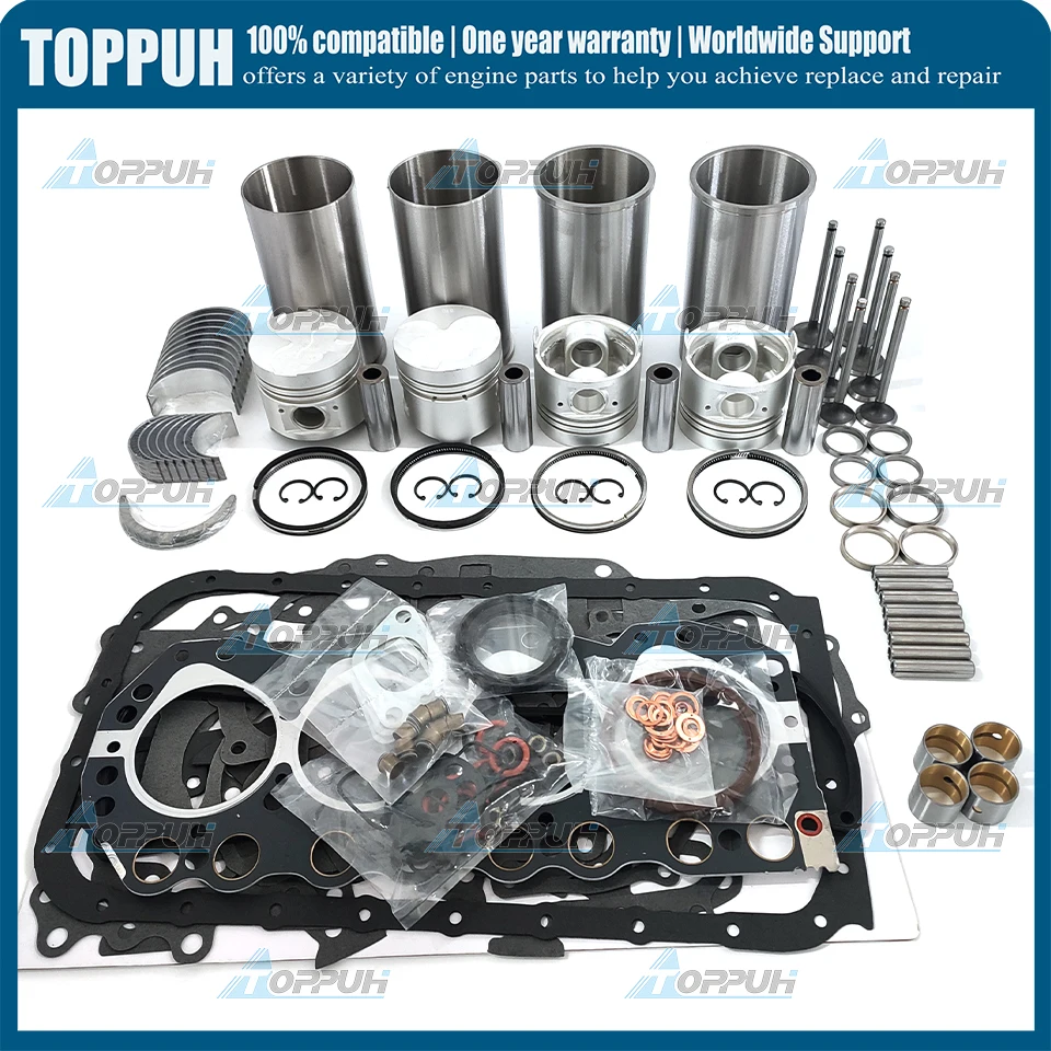STD 1Set New TD23 Overhaul Rebuild Kit for Nissan TD23 TD23T Engine Caravan Cabstar Atlas TF22 89mm Piston Ring Cylinder Liner
STD 1Set New TD23 Overhaul Rebuild Kit for Nissan TD23 TD23T Engine Caravan Cabstar Atlas TF22 89mm Piston Ring Cylinder Liner