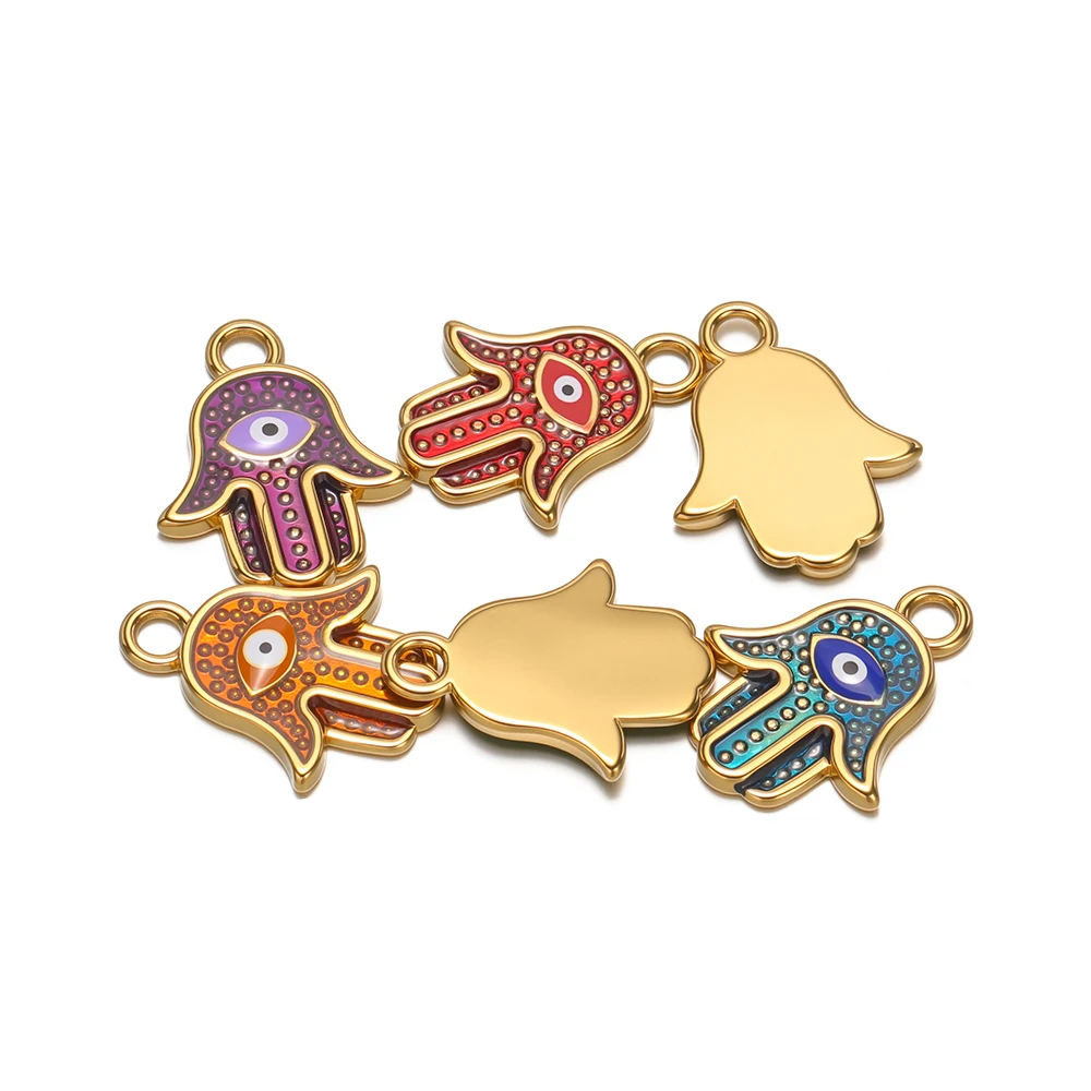 5 шт., подвески для рук Хамса из нержавеющей стали с эмалированными подвесками от сглаза для изготовления браслетов и ожерелья, модные ювелирные изделия своими руками
5 шт., подвески для рук Хамса из нержавеющей стали с эмалированными подвесками от сглаза для изготовления браслетов и ожерелья, модные ювелирные изделия своими руками