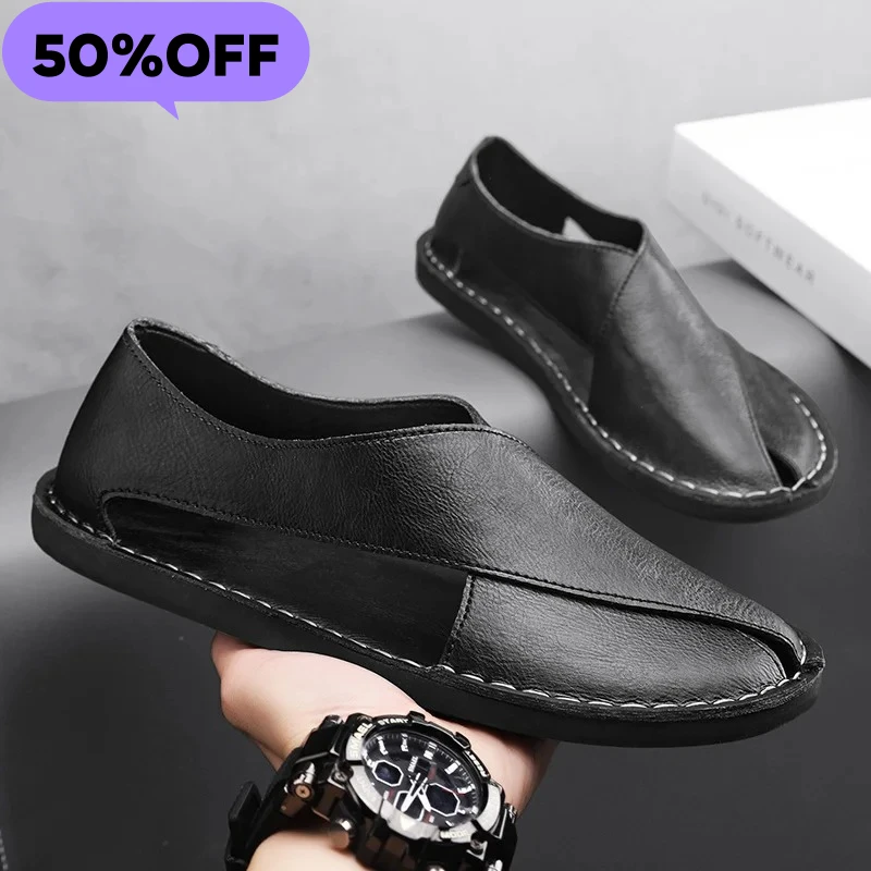 Sandals Men Summer Genuine Leather Mens Shoes Youth Beach Shoes Lightweight Breathable Slippers Men's Sandal Low Top Mens Shoes
Sandals Men Summer Genuine Leather Mens Shoes Youth Beach Shoes Lightweight Breathable Slippers Men's Sandal Low Top Mens Shoes