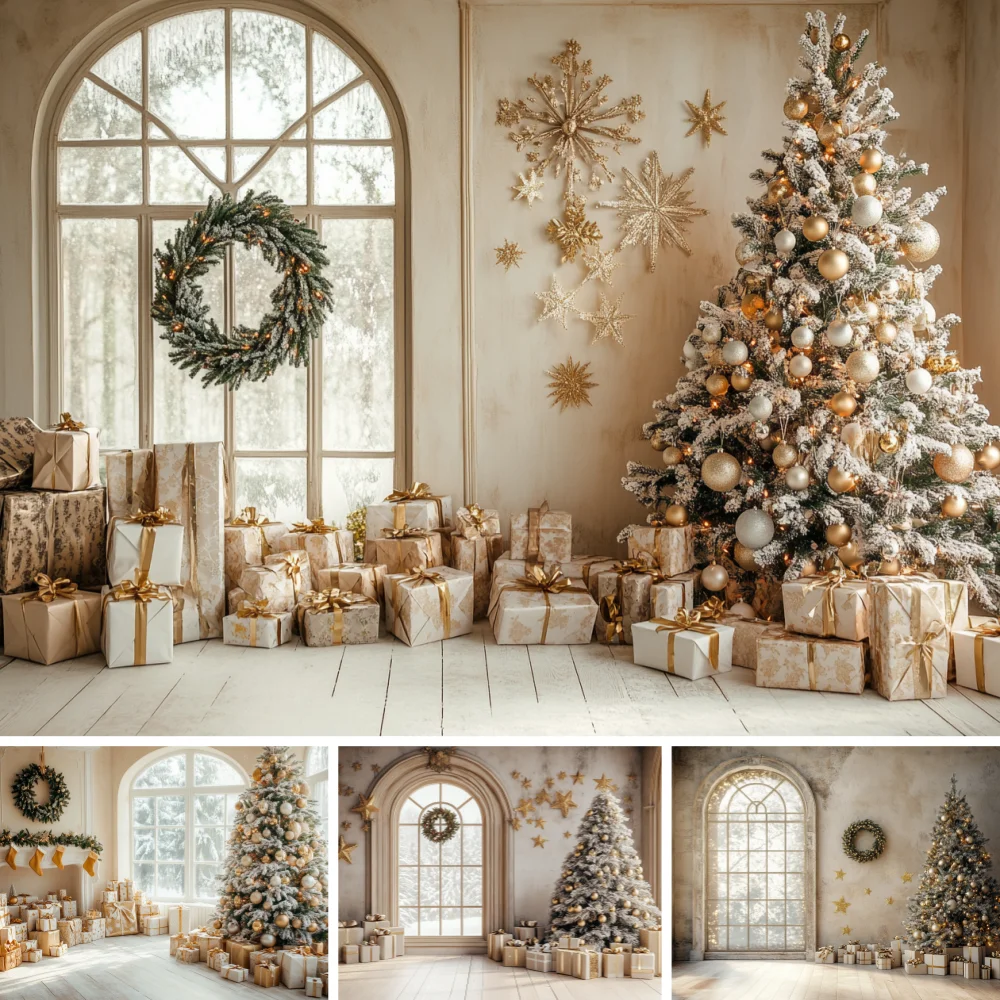 Vintage Arched Window Xmas Photo Background Flocked Pine Tree Gold Gift Wreath Snow Wall Decor Holiday Studio Shooting Backdrop
Vintage Arched Window Xmas Photo Background Flocked Pine Tree Gold Gift Wreath Snow Wall Decor Holiday Studio Shooting Backdrop