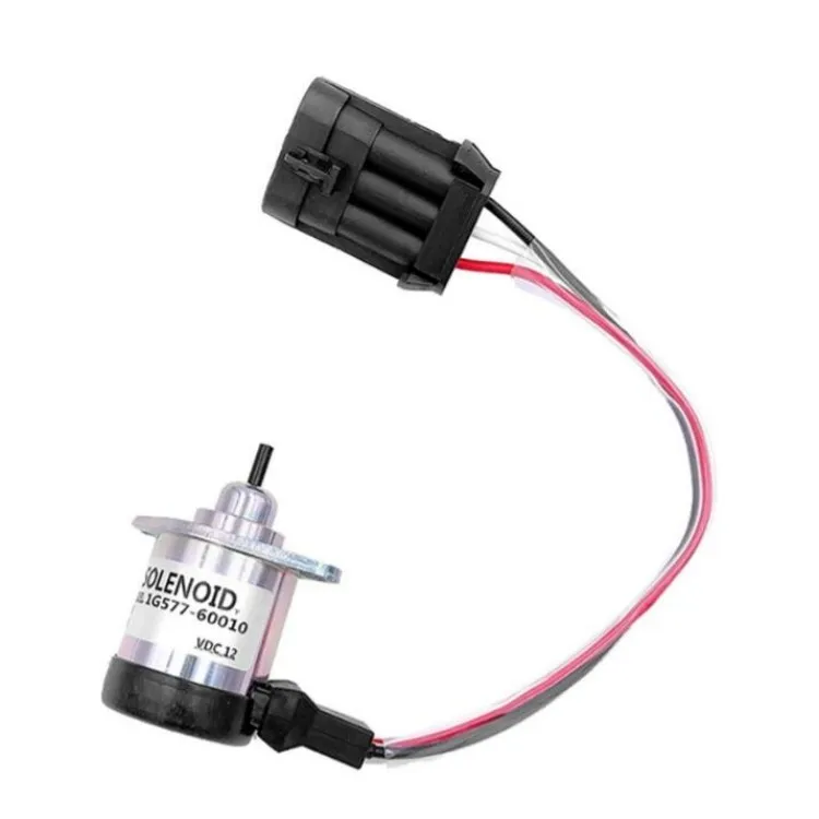 12V Fuel Shutoff Solenoid 1G577-60010 for Skid Steer Loader T250 T300 T320 S220 S330
12V Fuel Shutoff Solenoid 1G577-60010 for Skid Steer Loader T250 T300 T320 S220 S330