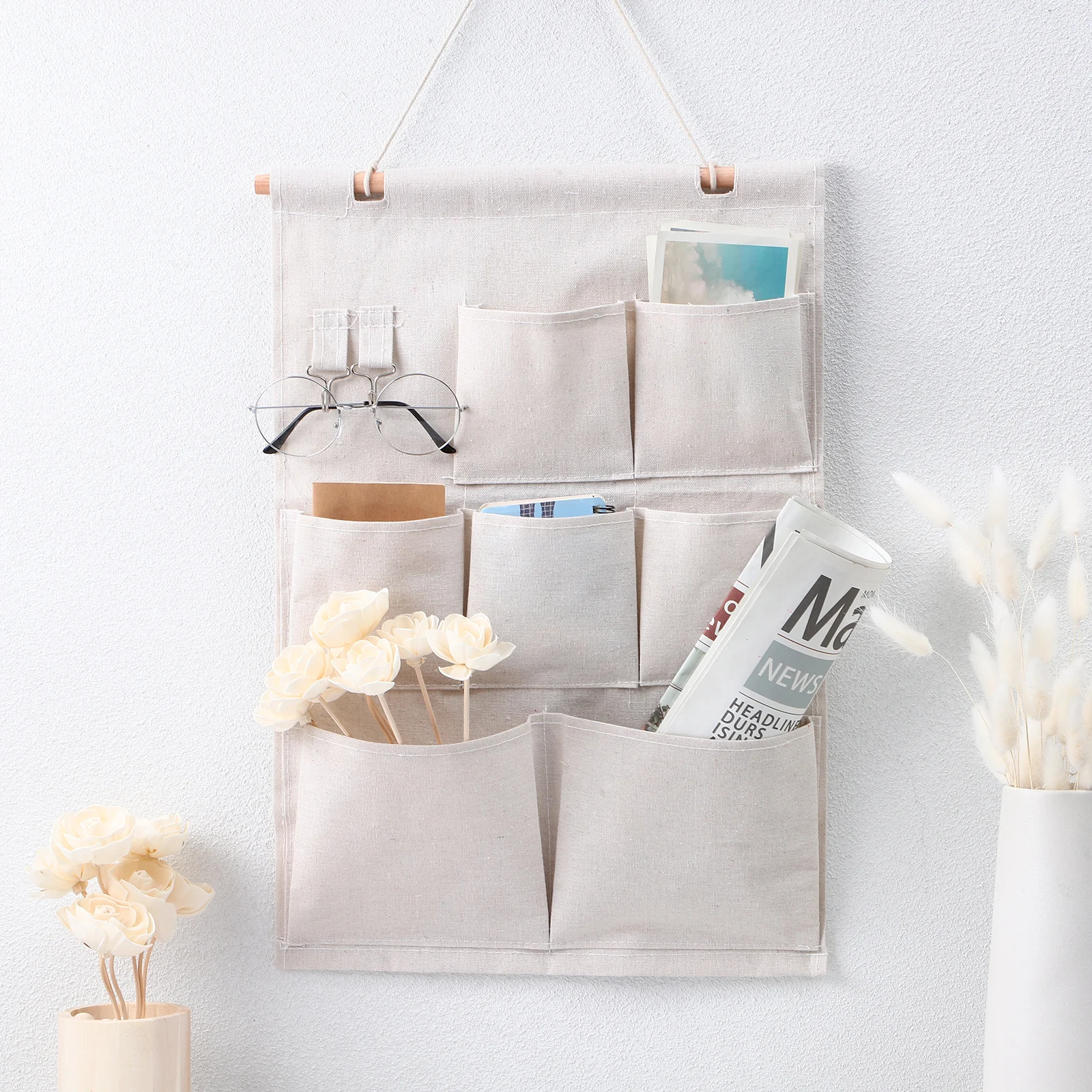 1 Cotton Hanging Bag Wall Pocket Organizer Multi Pockets Door Storage Space Saver Bedroom Office Dorm Use Hanging Closet
1 Cotton Hanging Bag Wall Pocket Organizer Multi Pockets Door Storage Space Saver Bedroom Office Dorm Use Hanging Closet