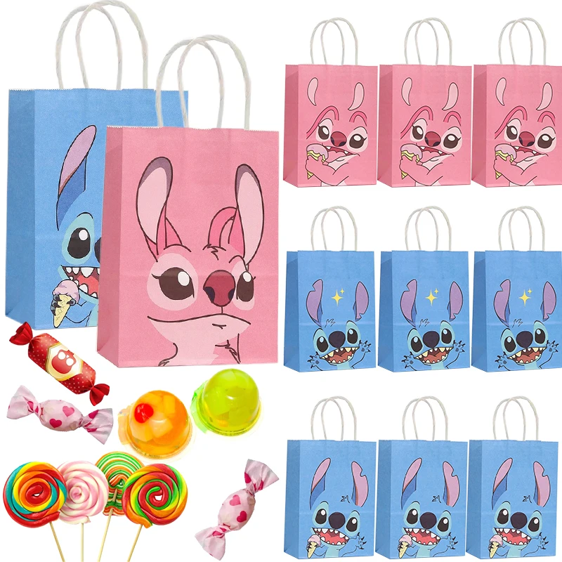 6pcs/lot Stitch Cartoon Angel Theme Happy Birthday Party Girls Kids Boys Favors Gifts Surprise Candy Bags Decorations Loot Bags
6pcs/lot Stitch Cartoon Angel Theme Happy Birthday Party Girls Kids Boys Favors Gifts Surprise Candy Bags Decorations Loot Bags