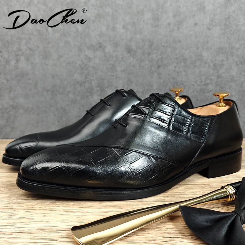 Luxury Genuine Leather Men Oxford Shoes Lace Up Poinped Toe High Quality Handmade Men's Dress Shoes Wedding Office Shoes For Men
Luxury Genuine Leather Men Oxford Shoes Lace Up Poinped Toe High Quality Handmade Men's Dress Shoes Wedding Office Shoes For Men