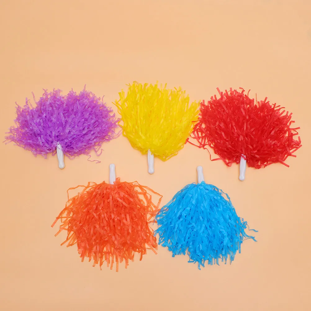 12Pcs Cheerleader Pom Poms Shiny Plastic Handles Reusable Lightweight for Football Baseball Basketball Tennis Cheering Squad
12Pcs Cheerleader Pom Poms Shiny Plastic Handles Reusable Lightweight for Football Baseball Basketball Tennis Cheering Squad