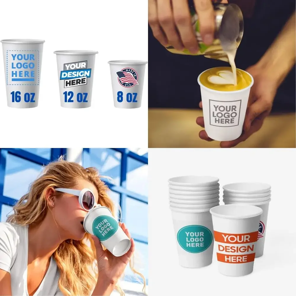 Индивидуальные бумажные стаканы для кофе 16 унций - упаковка 100 штук для горячих и холодных напитков - идеально подходят для кафе, офисов и предприятий
Индивидуальные бумажные стаканы для кофе 16 унций - упаковка 100 штук для горячих и холодных напитков - идеально подходят для кафе, офисов и предприятий