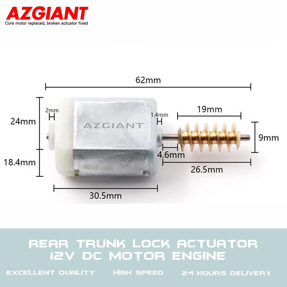 AZGIANT Lock Actuator for Central Locking System Rear Trunk 12V DC Motor Engine For BMW 5 Series 525i 525xi 528i Z4 8196401
AZGIANT Lock Actuator for Central Locking System Rear Trunk 12V DC Motor Engine For BMW 5 Series 525i 525xi 528i Z4 8196401