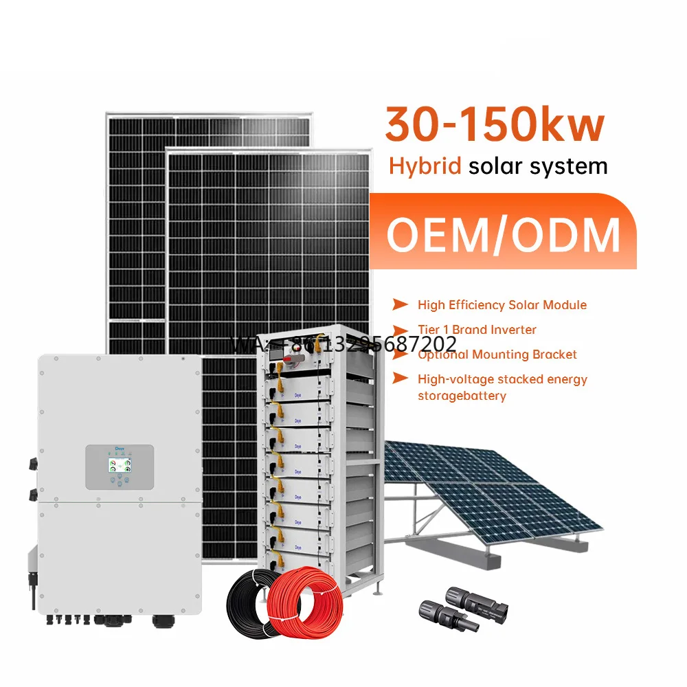 Hot Sale Solar Hybrid Energy System Full Package 20Kw 30Kw 50Kw Complete Solar Panel System for Home
Hot Sale Solar Hybrid Energy System Full Package 20Kw 30Kw 50Kw Complete Solar Panel System for Home