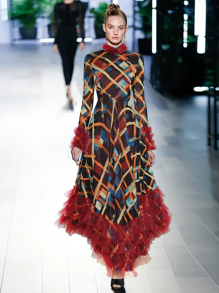 Women's New Spring Autumn High Quality Fashion Party Printed Slim Mesh Asymmetric Elasticity Bohemian Sunscreen Chic Long Dress
Women's New Spring Autumn High Quality Fashion Party Printed Slim Mesh Asymmetric Elasticity Bohemian Sunscreen Chic Long Dress