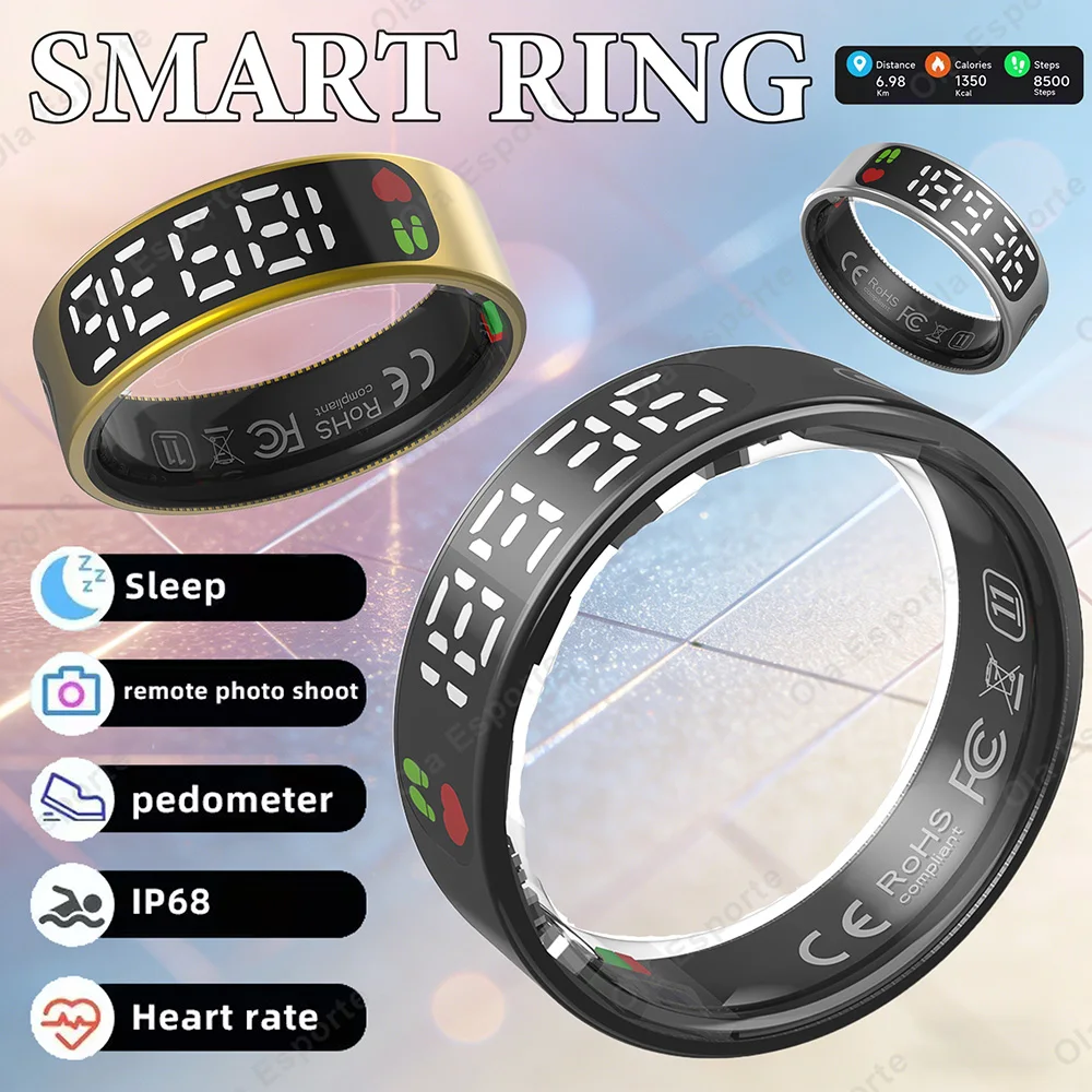 Умное кольцо для мужчин и женщин с экраном, управлением жестами, видео, водонепроницаемое, с мониторингом сердечного ритма и сна, для Android и iOS, НОВИНКА
Умное кольцо для мужчин и женщин с экраном, управлением жестами, видео, водонепроницаемое, с мониторингом сердечного ритма и сна, для Android и iOS, НОВИНКА
